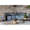 Cuisine D'extérieur Forge Adour 4 Modules + Plancha à Gaz Premium 75 Acier Et Grill 918.66