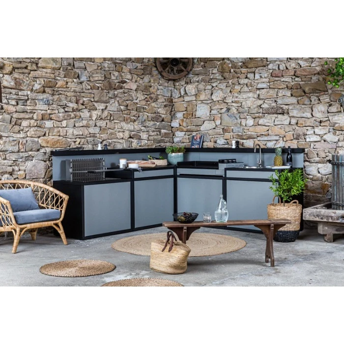 Cuisine D'extérieur Forge Adour 4 Modules + Plancha à Gaz Premium 75 Acier Et Grill 918.66 1 Cuisine D'extérieur Forge Adour 4 Modules + Plancha à Gaz Premium 75 Acier Et Grill 918.66