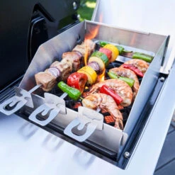 Pare-vent Pour Brûleur Latéral De Barbecue Char-Broil Professional PRO 14 Pare-vent Pour Brûleur Latéral De Barbecue Char-Broil Professional PRO -Art du Grill 140060 pare vent bruleur barbecue char broil professional pro brochettes