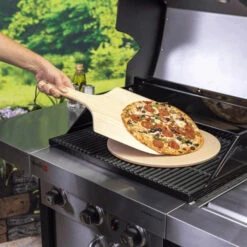 Kit Pierre à Pizza + Pelle à Pizza Pour Barbecue Char-Broil -Art du Grill 140513 kit pierre pizza char broil utilisation