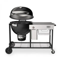 Barbecue à Charbon Weber Summit Kamado S6 Grill Center GBS Ø 61 Cm -Art du Grill 18501104 weber kamado ouvert