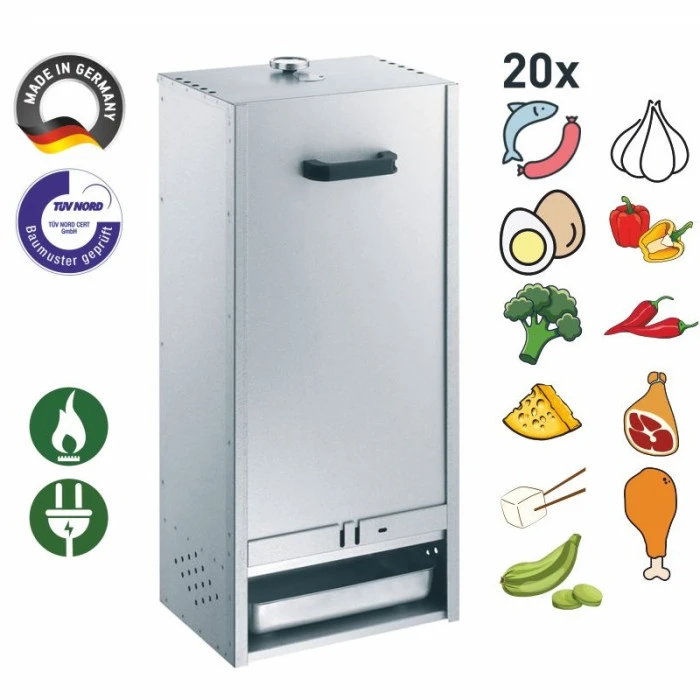 Fumoir Peetz Acier Aluminé Porte Amovible - L 39 X P 28 X H 85 Cm 2 Fumoir Peetz Acier Aluminé Porte Amovible - L 39 X P 28 X H 85 Cm – Image 2