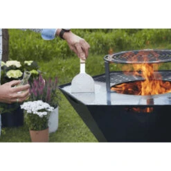 Support + Grille Surélevée Dynamic Centre Pour Brasero Barbecook Nestor -Art du Grill 64758 support cuisson dynamic brasero barbecook nestor spatule