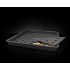 Plateau à Charbon De Bois Et à Fumaison Pour Barbecues Napoleon 10 Plateau à Charbon De Bois Et à Fumaison Pour Barbecues Napoleon -Art du Grill 67732 plateau charbon fond noir