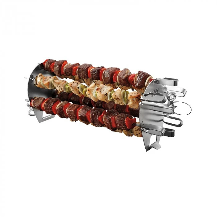 Lot De 6 Brochettes Weber Crafted Pour Rôtissoire De Barbecue 5 Lot De 6 Brochettes Weber Crafted Pour Rôtissoire De Barbecue – Image 5