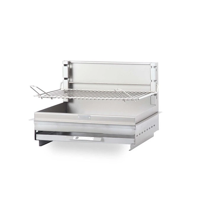 Barbecue Grilloir à Encastrer Le Marquier Vintage Montory 61 X 40 Cm Inox 1 Barbecue Grilloir à Encastrer Le Marquier Vintage Montory 61 X 40 Cm Inox
