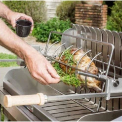 Barbecue à Charbon Le Marquier Exclusive Mendy + Chariot - Inox 6 Barbecue à Charbon Le Marquier Exclusive Mendy + Chariot - Inox -Art du Grill barbecue charbon mendy sur chariot le marquier