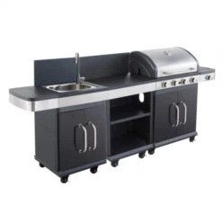 Nouveaux produits -Art du Grill barbecue gaz cook in garden fidgi 4 desserte evier min