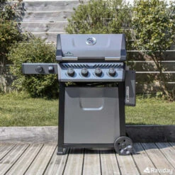 Pack Barbecue à Gaz Napoleon Freestyle F425SBPGT 4 Brûleurs Réchaud + Housse Et Plancha -Art du Grill barbecue gaz napoleon freestyle 425 08 1 1