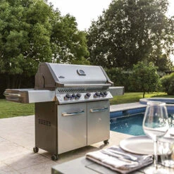 Pack Barbecue à Gaz Napoleon PRESTIGE 665 RSIB + Plancha Et Brosse -Art du Grill barbecue gaz napoleon prestige 665 rsib 9 2