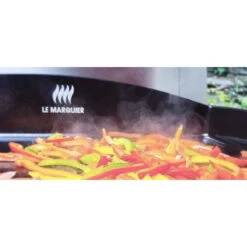 Barbecue Mendy + Plancha Baia 260 Le Marquier Sur Chariot Mixte Ardoise -Art du Grill barbecue mendy plancha baia 260 le marquier chariot mixte ardoise 3