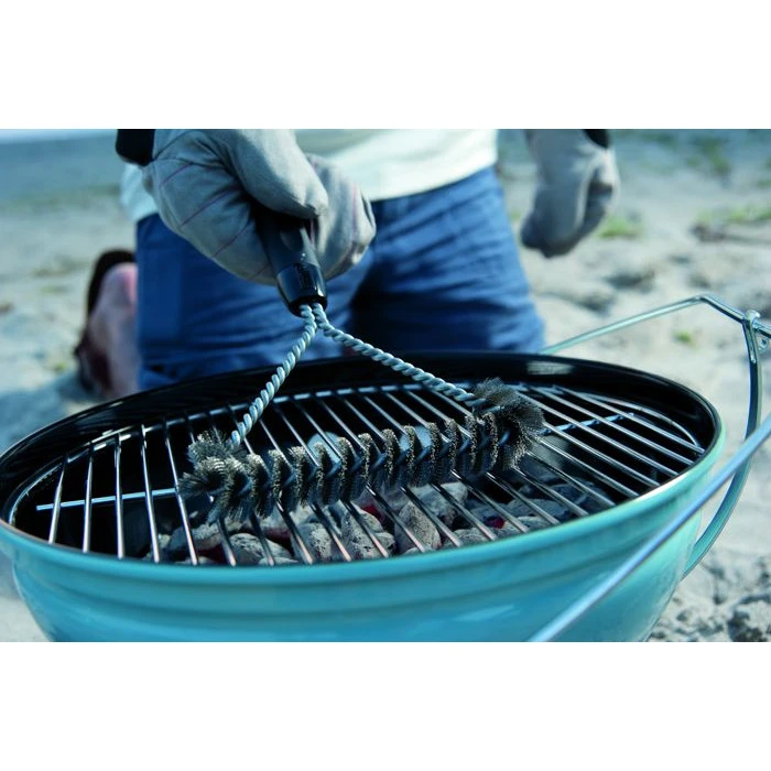 Brosse De Nettoyage Weber - En Forme De T, 30 Cm, Poils Acier Inoxydable 2 Brosse De Nettoyage Weber - En Forme De T, 30 Cm, Poils Acier Inoxydable – Image 2