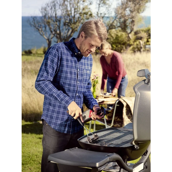 Brosse De Nettoyage Weber - En Forme De T, 30 Cm, Poils Acier Inoxydable 3 Brosse De Nettoyage Weber - En Forme De T, 30 Cm, Poils Acier Inoxydable – Image 3