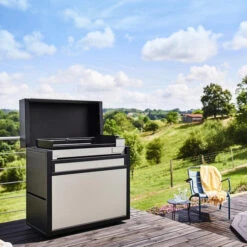 LED + Boîtier Pile + Interrupteur - Capot Chariot PAF/PIF Forge Adour 6 LED + Boîtier Pile + Interrupteur - Capot Chariot PAF/PIF Forge Adour -Art du Grill chariot plancha forge adour premium 75 acier 1 min