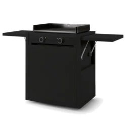 Pack Plancha électrique Forge Adour MODERN 60 Acier Noir + Chariot