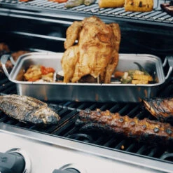 Barbecue à Gaz 6 Brûleurs Char-Broil Convective Series 640 B XL -Art du Grill convective 640 ambiance poulet min