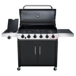 Barbecue à Gaz 6 Brûleurs Char-Broil Convective Series 640 B XL -Art du Grill convective 640 face ouvert