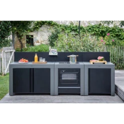 Cuisine D'extérieur ENO Modulo Acier Pour Plancha - 3 Modules Avec Cuisinière Et Chariot Félix 16 Cuisine D'extérieur ENO Modulo Acier Pour Plancha - 3 Modules Avec Cuisinière Et Chariot Félix -Art du Grill cuisine modulo 3 cuisiniere chariot felix 2