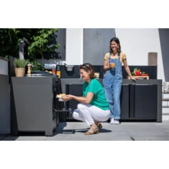 Cuisine D'extérieur ENO Modulo Acier Pour Plancha - 5 Modules Avec Cuisinière 21 Cuisine D'extérieur ENO Modulo Acier Pour Plancha - 5 Modules Avec Cuisinière -Art du Grill cuisine modulo 5 cuisiniere 4