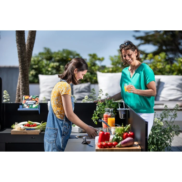 Cuisine D'extérieur ENO Modulo Acier Pour Plancha - 5 Modules Avec Cuisinière 10 Cuisine D'extérieur ENO Modulo Acier Pour Plancha - 5 Modules Avec Cuisinière – Image 10