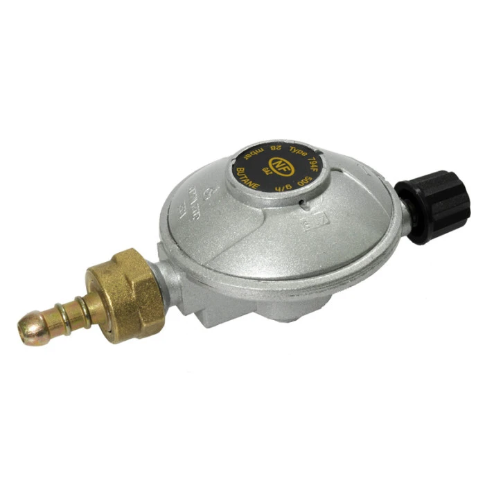 Détendeur Gaz Butane 28 Mbar + Tétine Pour Bouteilles Campingaz 1 Détendeur Gaz Butane 28 Mbar + Tétine Pour Bouteilles Campingaz