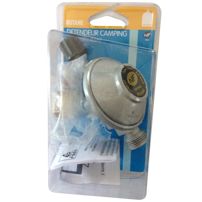 Détendeur Gaz Butane 28 Mbar + Tétine Pour Bouteilles Campingaz 2 Détendeur Gaz Butane 28 Mbar + Tétine Pour Bouteilles Campingaz – Image 2