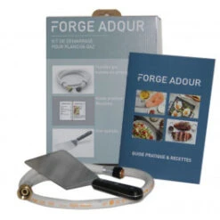 Kit De Démarrage Plancha Forge Adour : Spatule, Flexible, Recettes