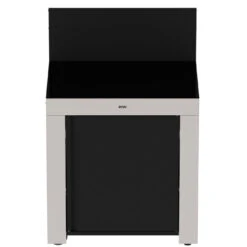 Modulo Plan De Travail - Coloris Inox Et Noir - Pour Cuisine D'extérieur ENO