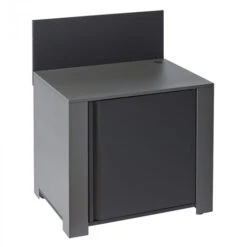 Modulo Pour Poser Une Plancha - Gris Acier - Cuisine D'extérieur ENO -Art du Grill modulo plancha acier cuisine exterieur eno 1