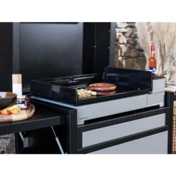 Pack Plancha Forge Adour PREMIUM 60 Acier Noir Et Gris + Chariot Et Capot 8 Pack Plancha Forge Adour PREMIUM 60 Acier Noir Et Gris + Chariot Et Capot -Art du Grill pack plancha gaz forge adour premium 60 acier noir gris 3