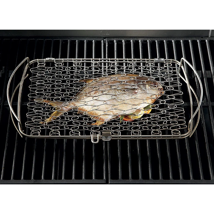 Grille De Barbecue Pour Poisson Weber En Acier Inoxydable - Grand Modèle 3 Grille De Barbecue Pour Poisson Weber En Acier Inoxydable - Grand Modèle – Image 3