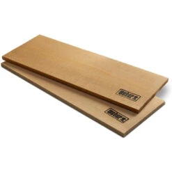 Planches à Fumer En Bois De Cèdre Weber Pour Tous Barbecues X2 5 Planches à Fumer En Bois De Cèdre Weber Pour Tous Barbecues X2 -Art du Grill planches cedre weber fumage