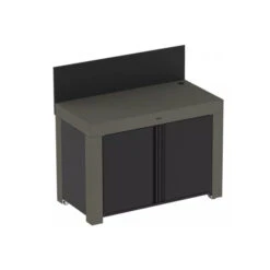 Cuisine D'extérieur ENO Modulo Acier Pour Plancha - 5 Modules 10 Cuisine D'extérieur ENO Modulo Acier Pour Plancha - 5 Modules -Art du Grill pmap12070 2 meuble felix ferme gris eno.1749 reduit 1