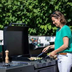 Cuisine D'extérieur ENO Modulo Acier Pour Plancha - 3 Modules Avec Table De Cuisson Master 12 Cuisine D'extérieur ENO Modulo Acier Pour Plancha - 3 Modules Avec Table De Cuisson Master -Art du Grill pmod7002 a1 cuisine exterieur modulo plancha gris cargo eno table master