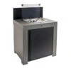 Modulo Table De Cuisson Master 2 Brûleurs - Coloris Gris Cargo - Pour Cuisine D'extérieur ENO