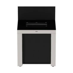 Modulo Table De Cuisson Master 2 Brûleurs - Coloris Inox Et Noir - Pour Cuisine D'extérieur ENO -Art du Grill pmod8506 2 modulo master noir et inox eno