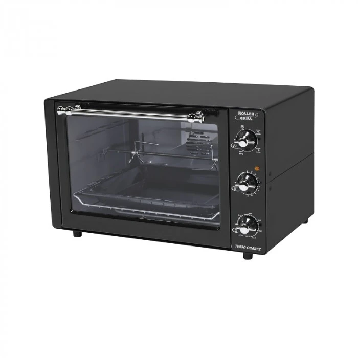 Mini Four Roller Grill Turbo Quartz TQ300N Acier Noir à Poser 1 Mini Four Roller Grill Turbo Quartz TQ300N Acier Noir à Poser
