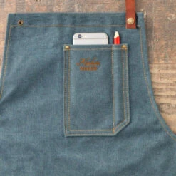 Tablier Barbecue Toile Coton Vintage Alaskan Maker 325 - Denim Foncé -Art du Grill tablier alaskan maker 325 denim fonce 4