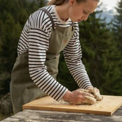 Tablier Barbecue Toile Coton Vintage Alaskan Maker 325 - Vert Olive -Art du Grill tablier alaskan maker 325 vert olive 2