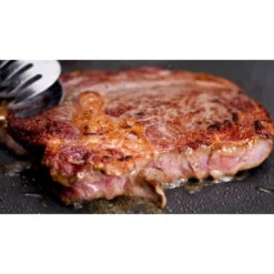 Pack Plancha à Gaz Forge Adour MODERN 45 Acier Noir + Chariot -Art du Grill viande plancha forge adour 3